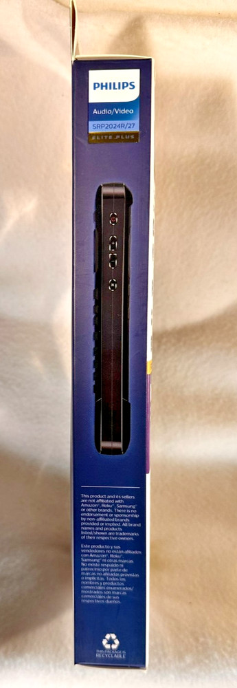Philips Elite Plus SRP2024R/27 Four Device Universal Remote Control For Roku