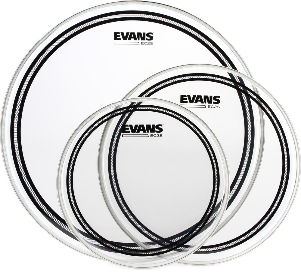 Evans ETP-EC2SCLR-R + Evans EQPC2 Value Bundle