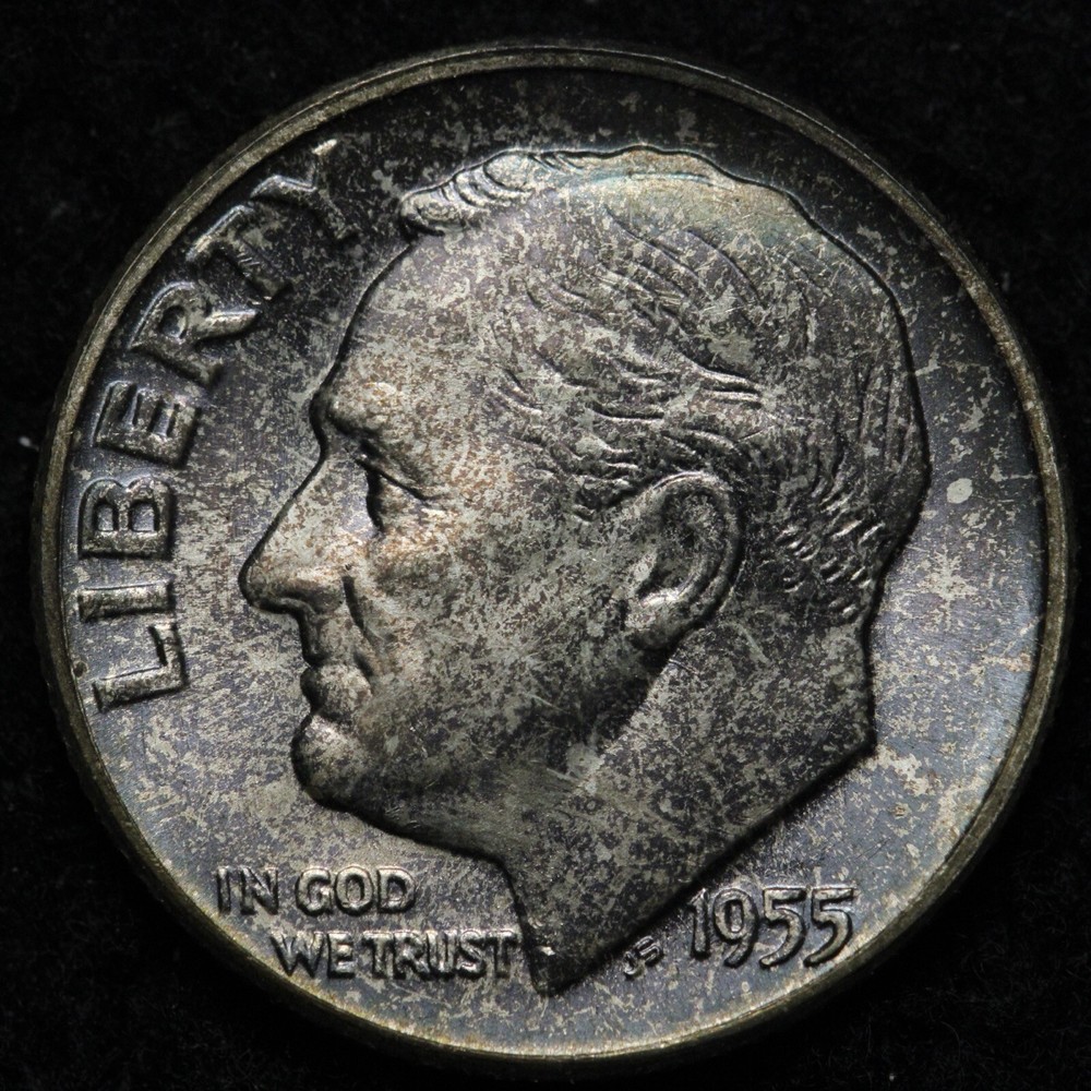 1955 Roosevelt Silver Dime BU *UNCIRCULATED* MS E257 KSN