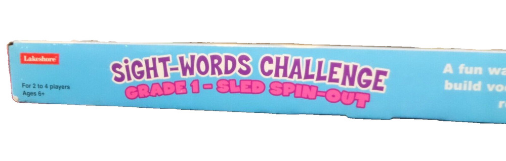 Sight Words Challenge Grade 1-Sled Spin Off Game