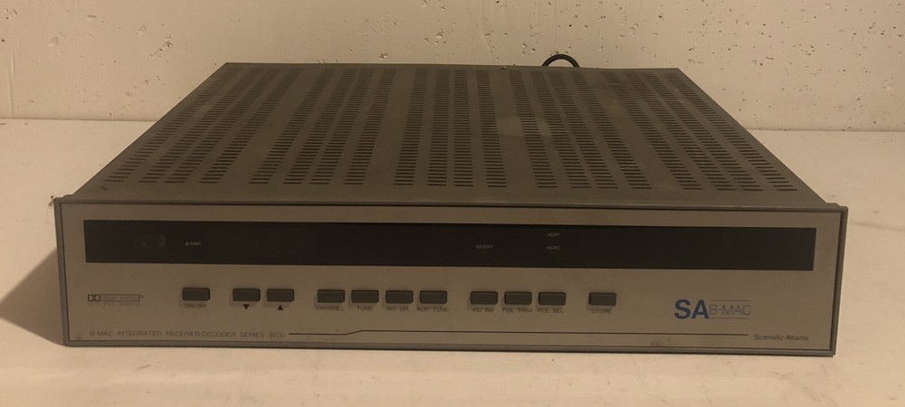 Scientic Atlanta B-MAC Integrated Receiver/Decoder Series 9700 Model 9704 AS IS