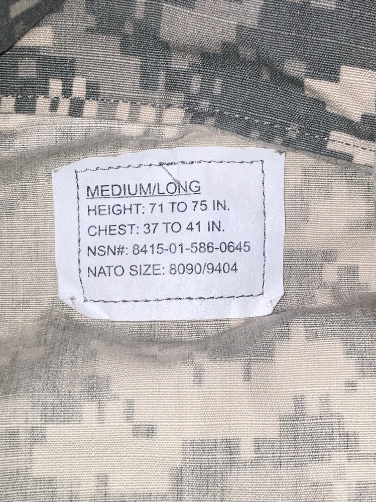 US Army Medium Long Military Combat Coat