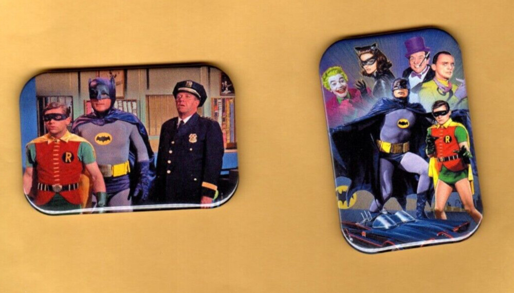 BATMAN   2  REFRIGERATOR MAGNET  2" X 3"  WITH ROUNDED CORNER