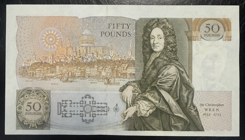 Old Fifty £50 Pound Note Uncirculated