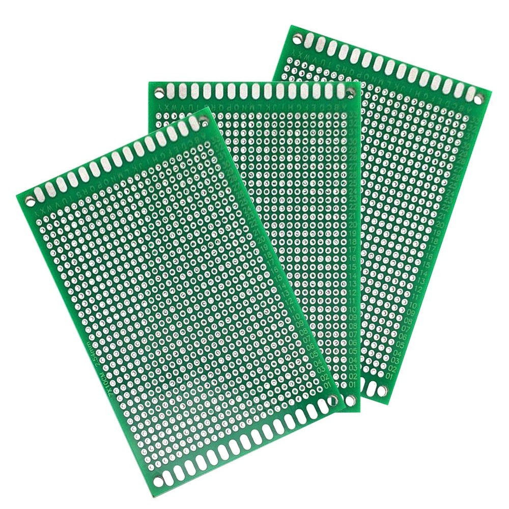 10PCS 7x10 cm Double Sided PCB Board,Tinned Prototype Diy Universal FR4 Print...