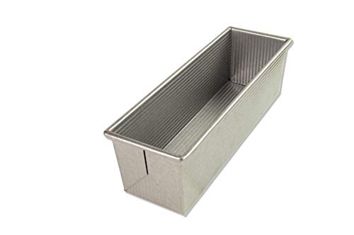 Bakeware Pullman Loaf Pan, Large, Silver 13 x 4 No Lid