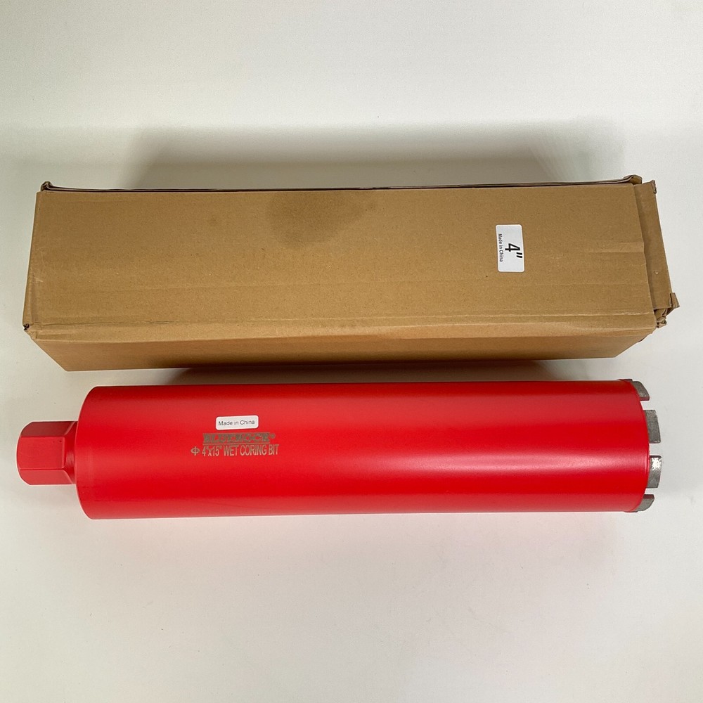 Bluerock Tools 4" Diamond Wet Coring Bit NEW