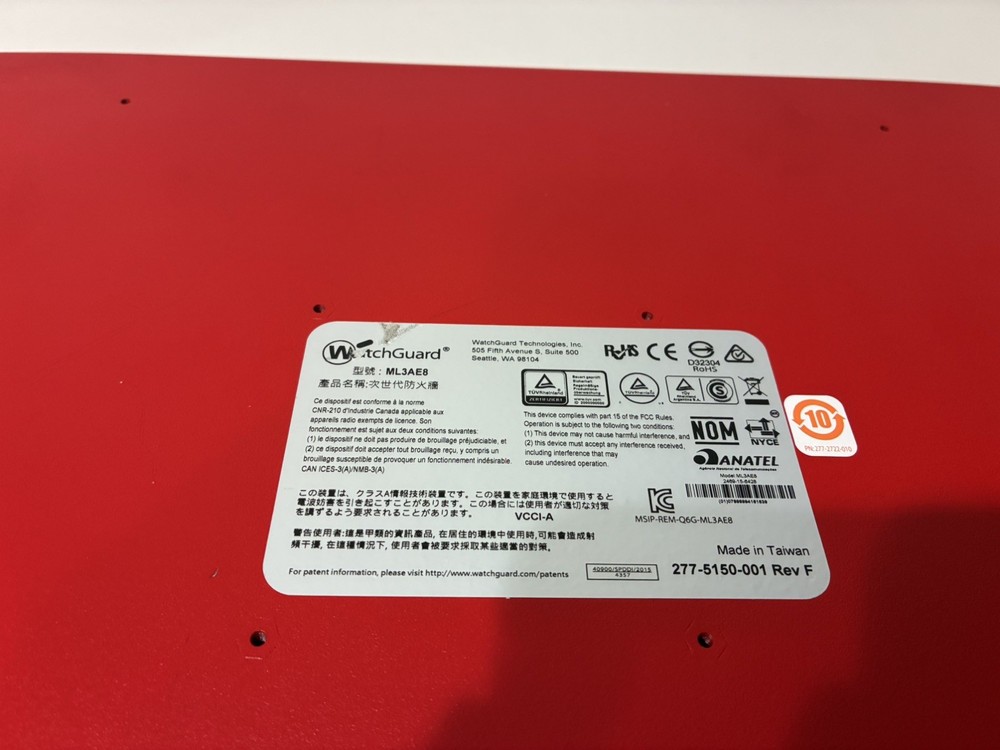 WatchGuard Firebox M200 Firewall ML3AE8