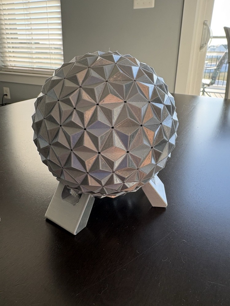 Disney Epcot Spaceship Earth Light-Up Display - 3D printed