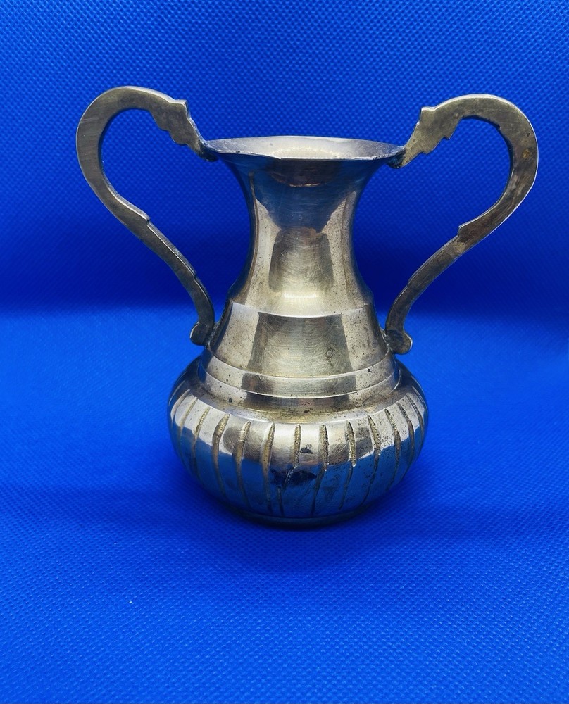 Vintage Small Solid Brass Bud Vase