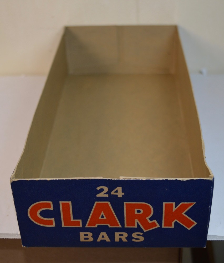Vintage Clark Bar Candy Box - 24 Count . Complete - Very Nice