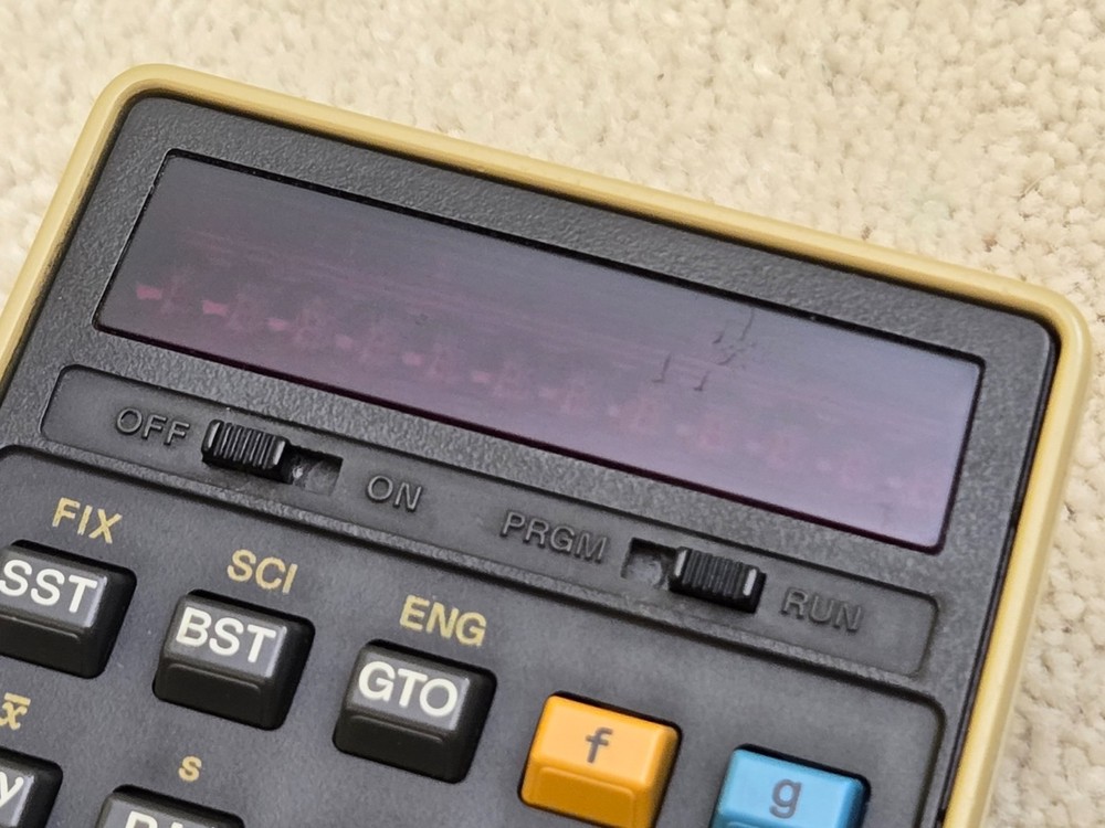 HP-25 Scientific RPN Calculator, Hewlett Packard, fully functional