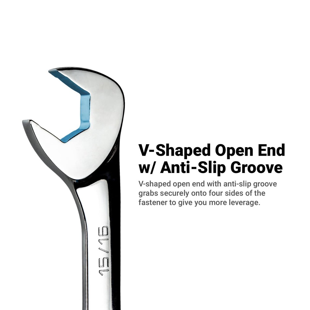 3/4 in. Angle Open End Wrench 30° and 60° angles SAE