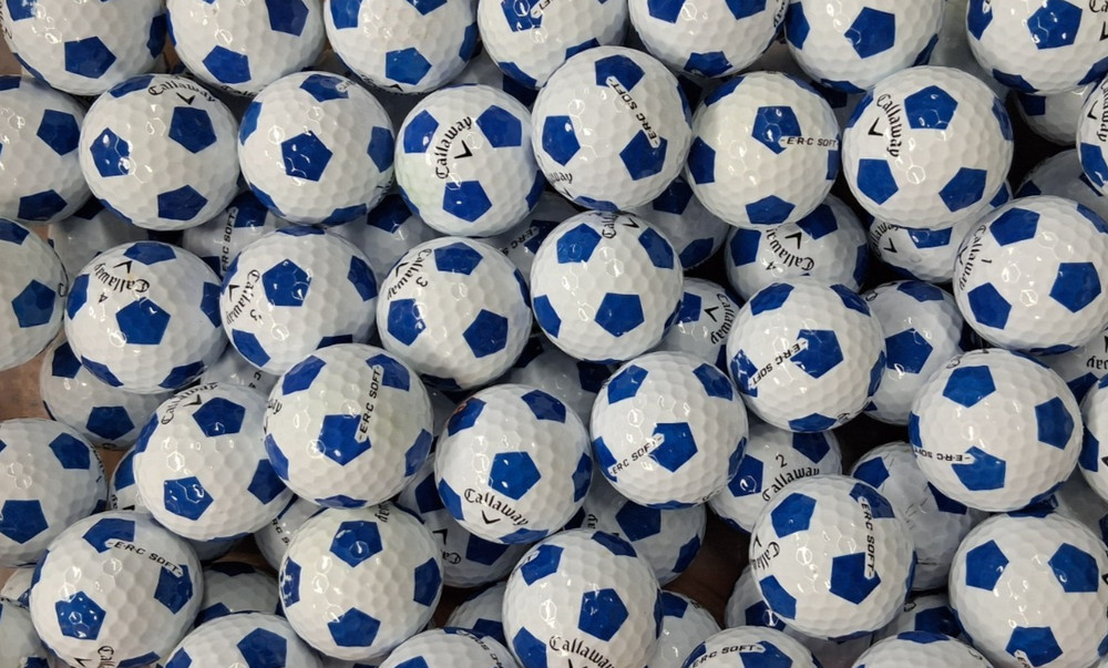 3 Dozen Callaway ERC Soft Truvis Golf Balls - Blue - 2A/3A