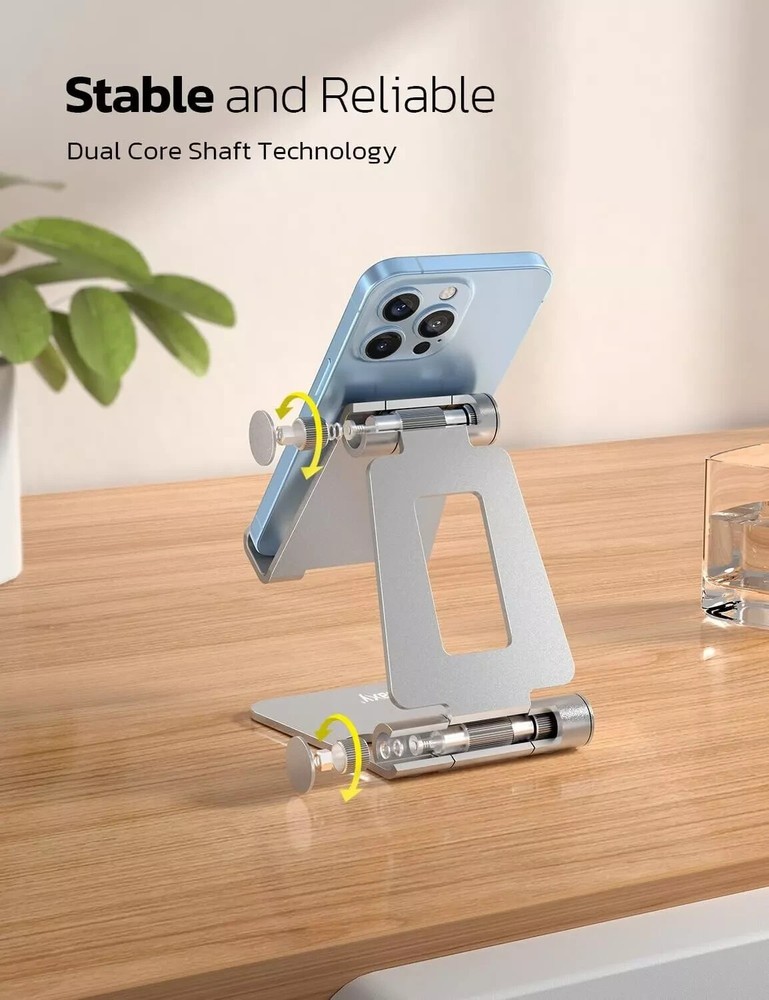 Foldable Tablet Desktop Stand Cell Phone Holder Mount For iPhone Samsung iPad