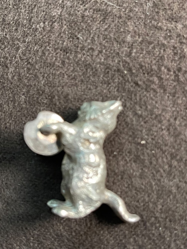 GERMAN 800 SILVER ANTIQUE MONKEY BAND 6 PIECES