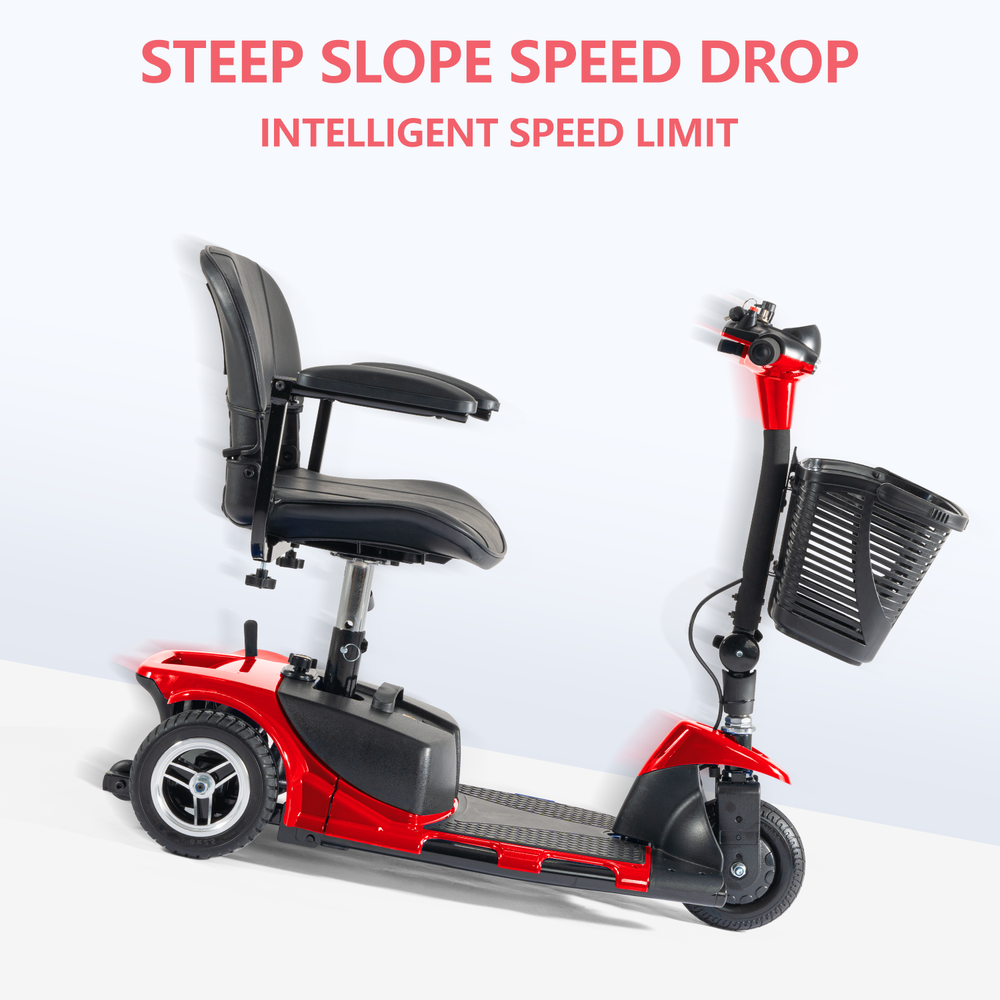 3 Wheel Mobility Scooter Electric Powered Mobile Folding Wheelchairs Device New