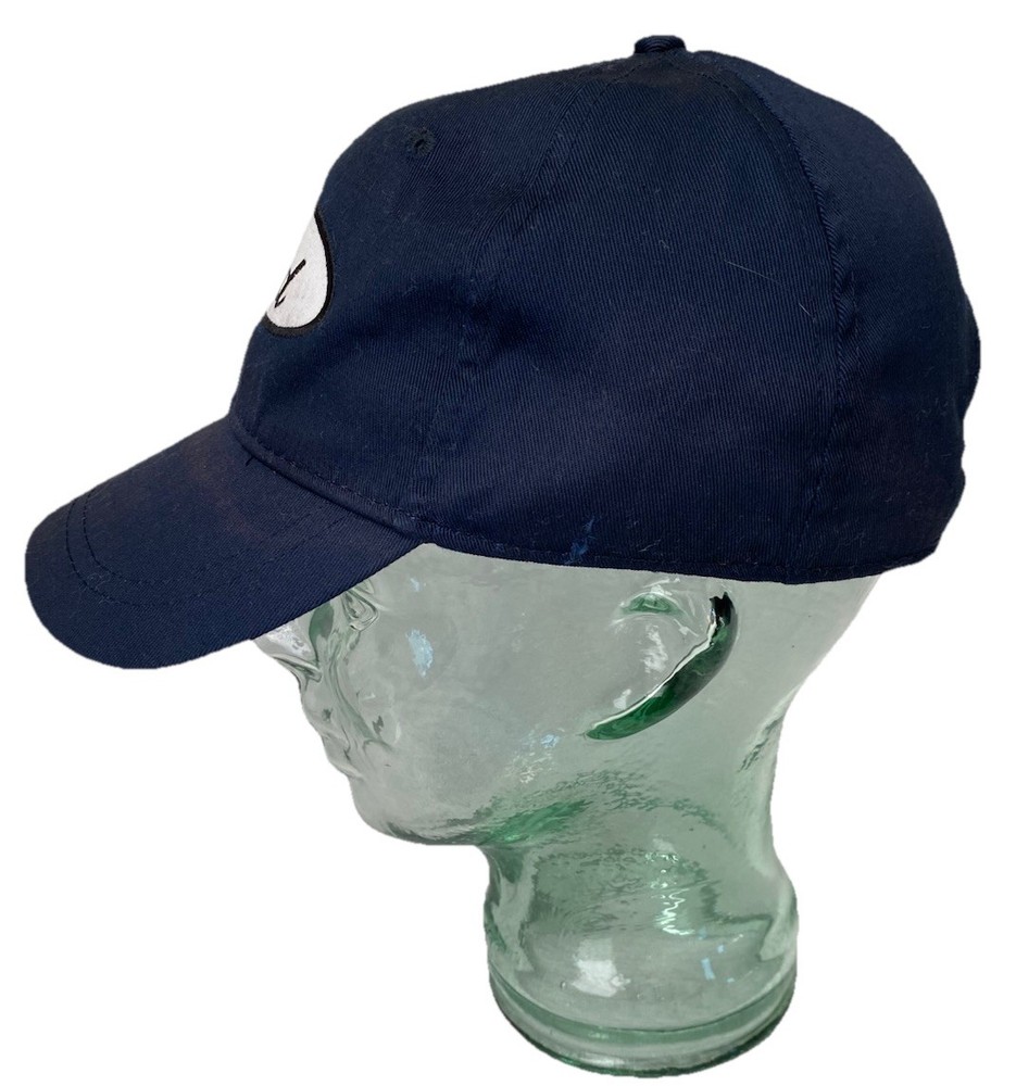 Ford Navy Blue Patch Logo Hat Cap Baseball W Hook & Loop Strap - One Size
