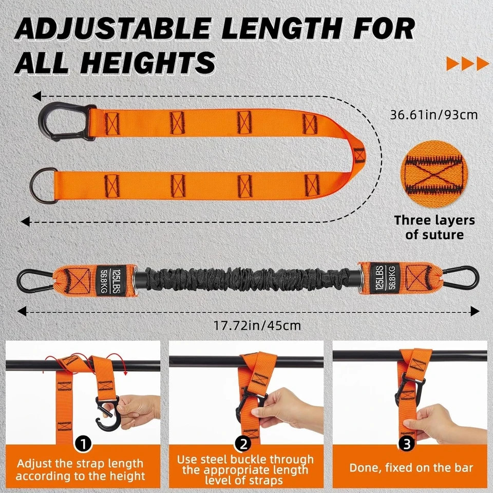 Pull up Assistance Bands 350Lbs Heavy Duty Resistance Band for Pull Up 4 PullPul