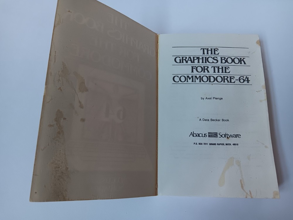 The Graphics Book For The Commodore Paperback Abacus Software C64 128