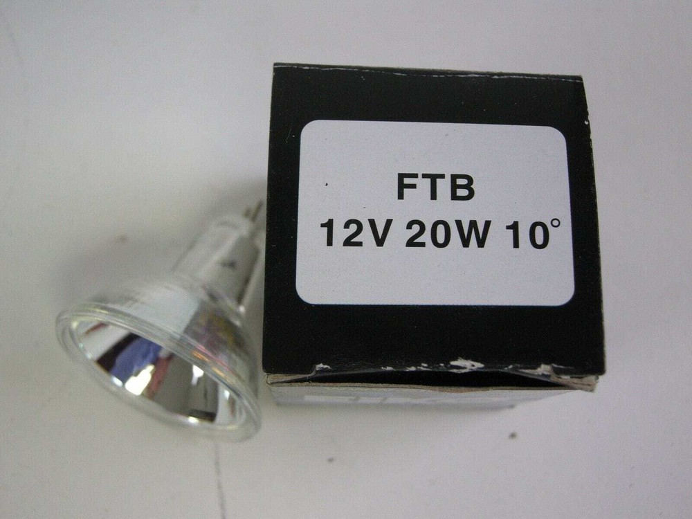 Ushio/Eiko Halogen Lighting Lamp FTB 20E 12V NOS