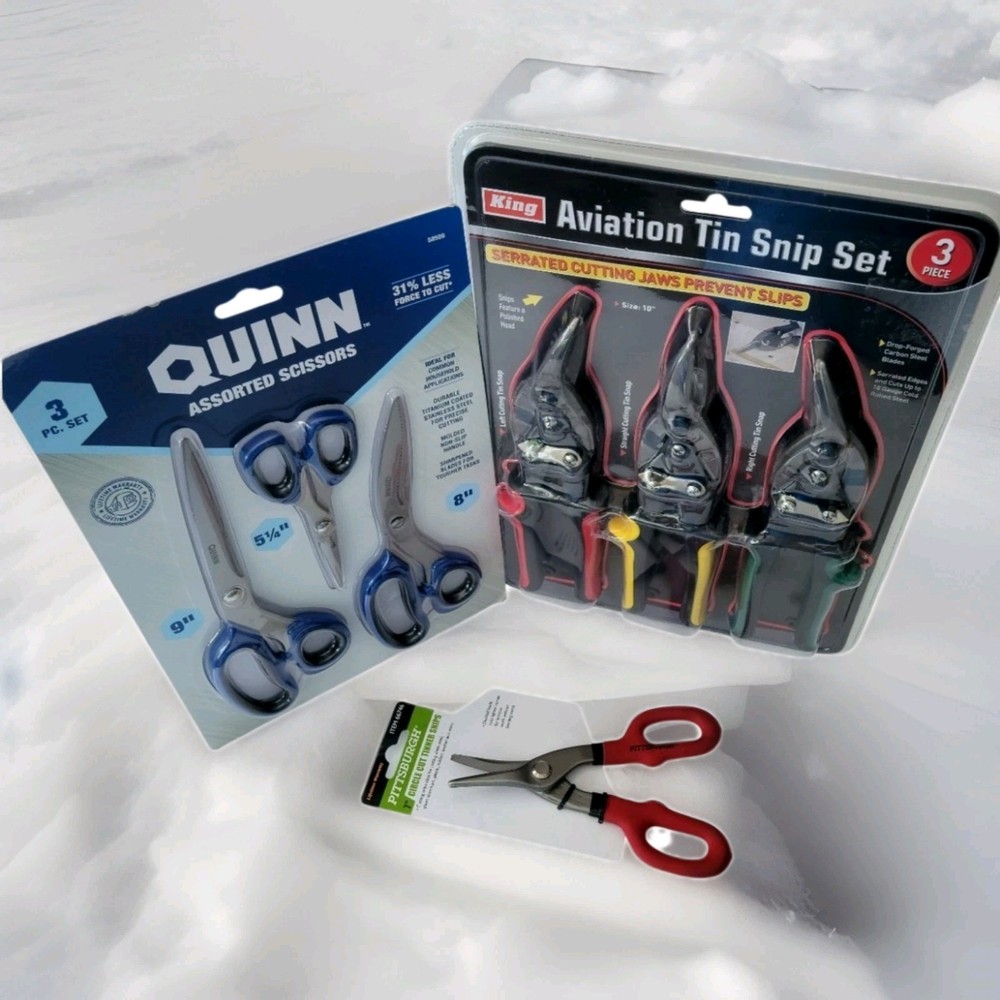 Combination of 7 cutting scissors