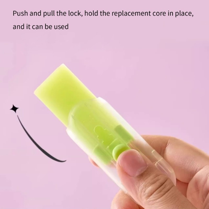 4Pcs Candy Color Push Pull Eraser Sliding Retractable Eraser for Kids Drawing
