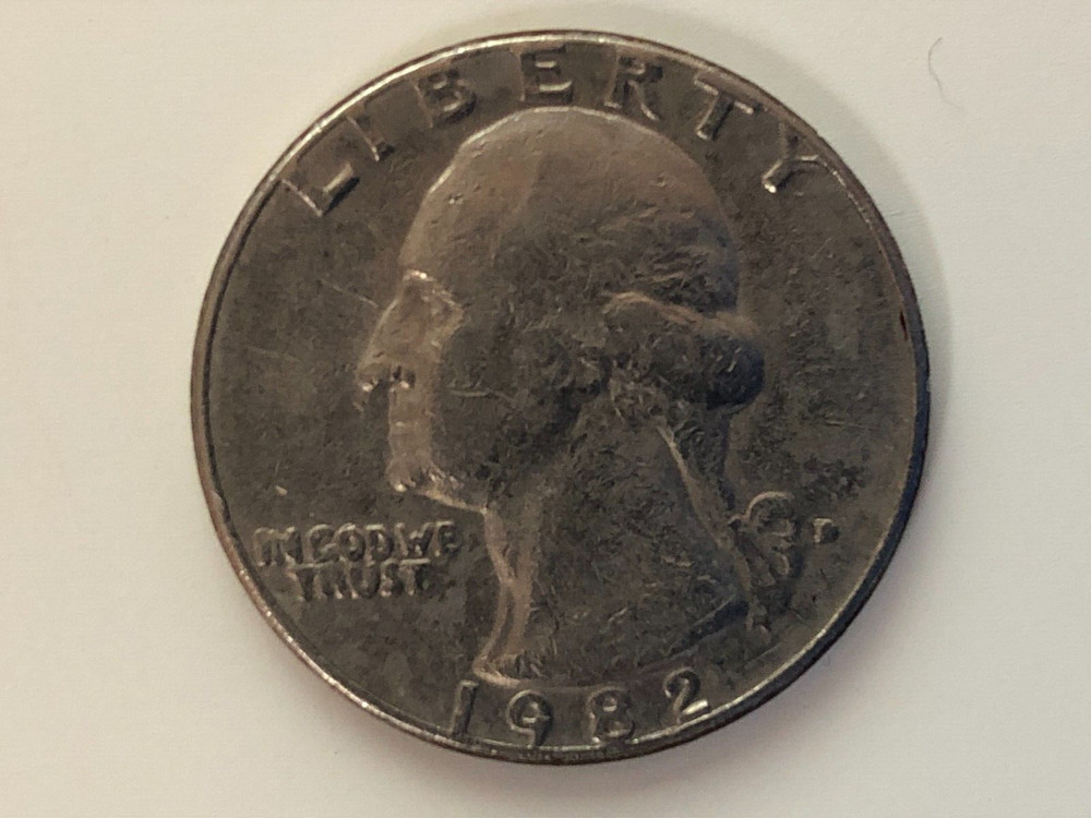 1982 D Washington Eagle one quarter Coin
