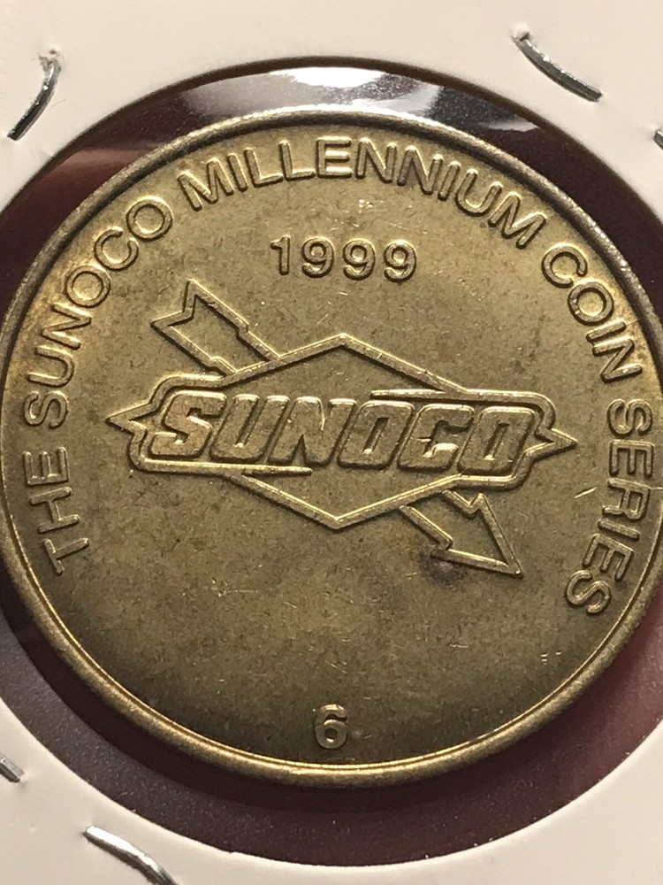 Advertisement Medal - Sunoco Coin Series - First Automobile