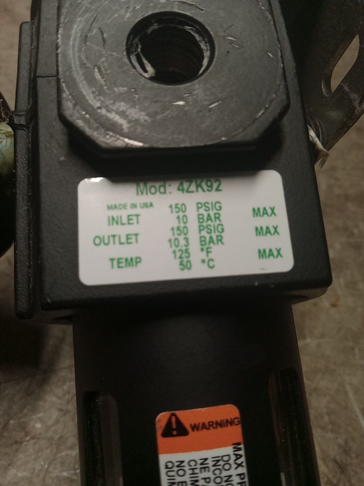 SPEEDAIRE FILTER REGULATOR 4ZK92