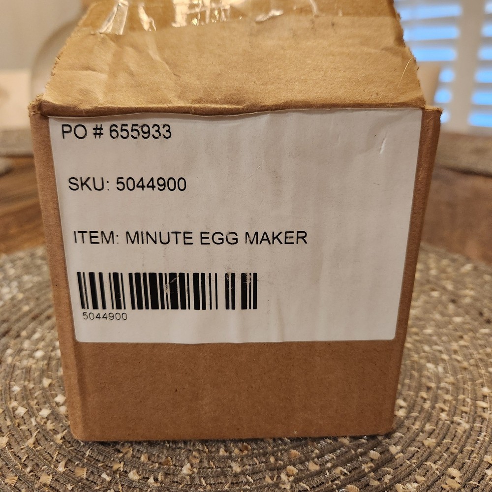 Uncommon Goods Ceramic Egg Maker With Instructions And Original Box Blue