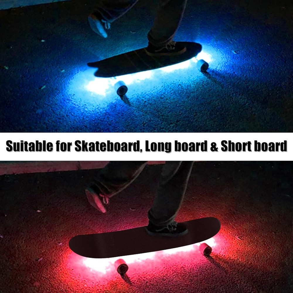 LED Skateboard Light Remote Control Skateboard Light Longboard Light Shortboa