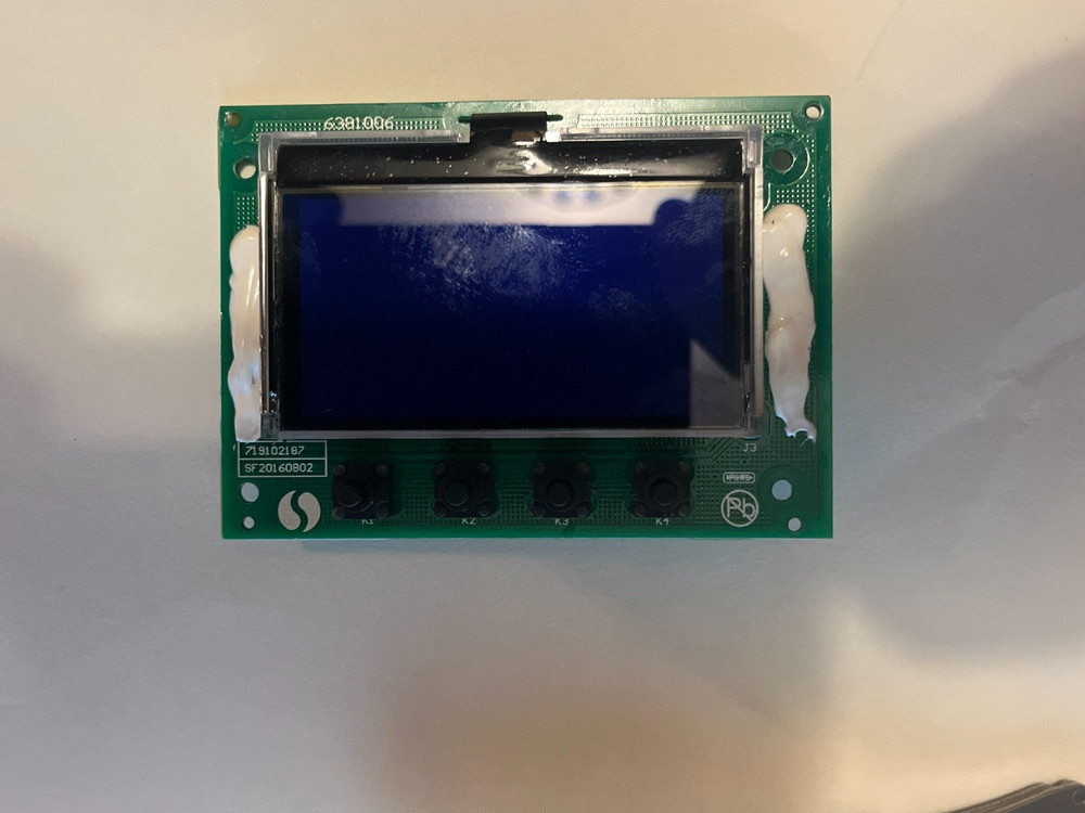 Water Softener 6381006 PCB Display for Runxin F-79B & 82B LCD Display Code (968)
