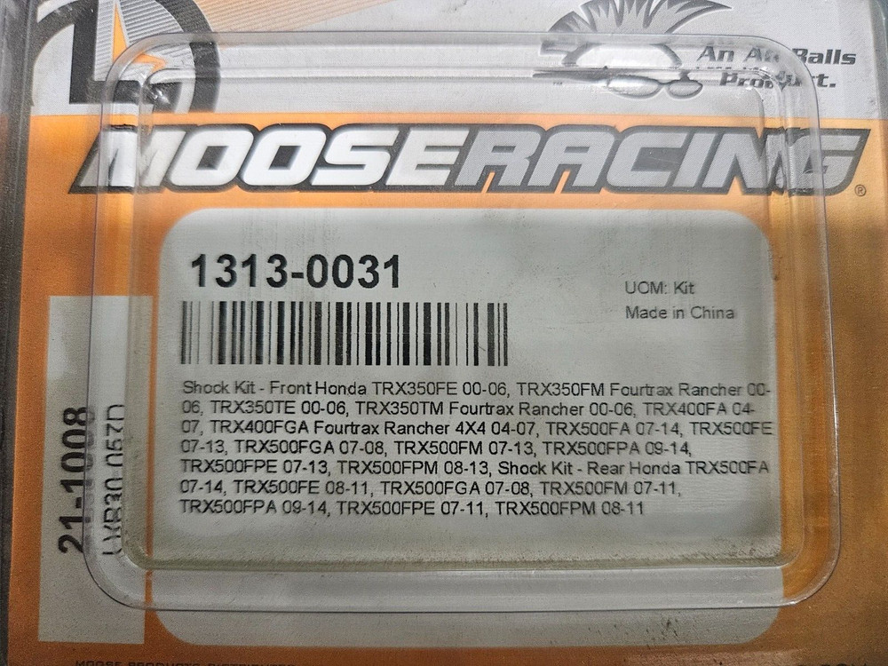 Moose Racing Front Shock Kit Honda 13130031
