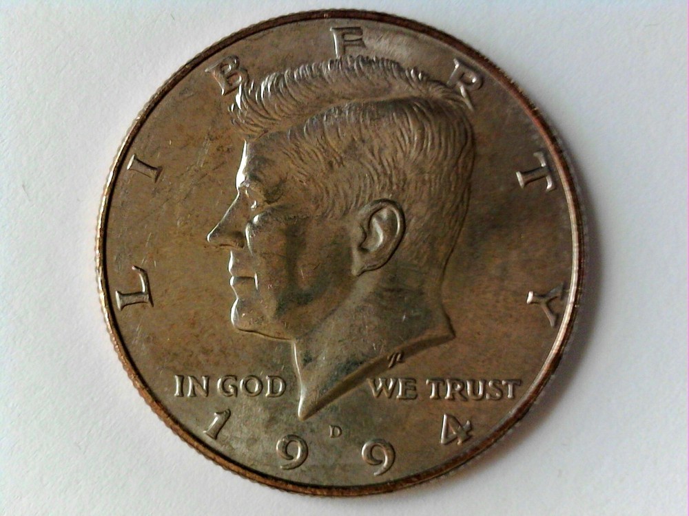 Space Shuttle Atlantis Docks - Colorized Half Dollar - Space Exploration NASA