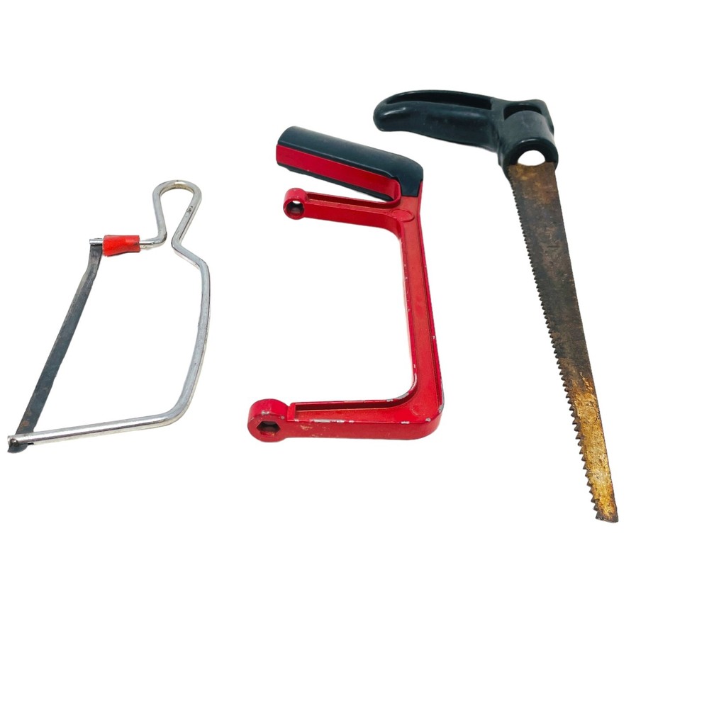3 pcs Assorted Pruning and Stainless Stell Handle Junior Hacksaw