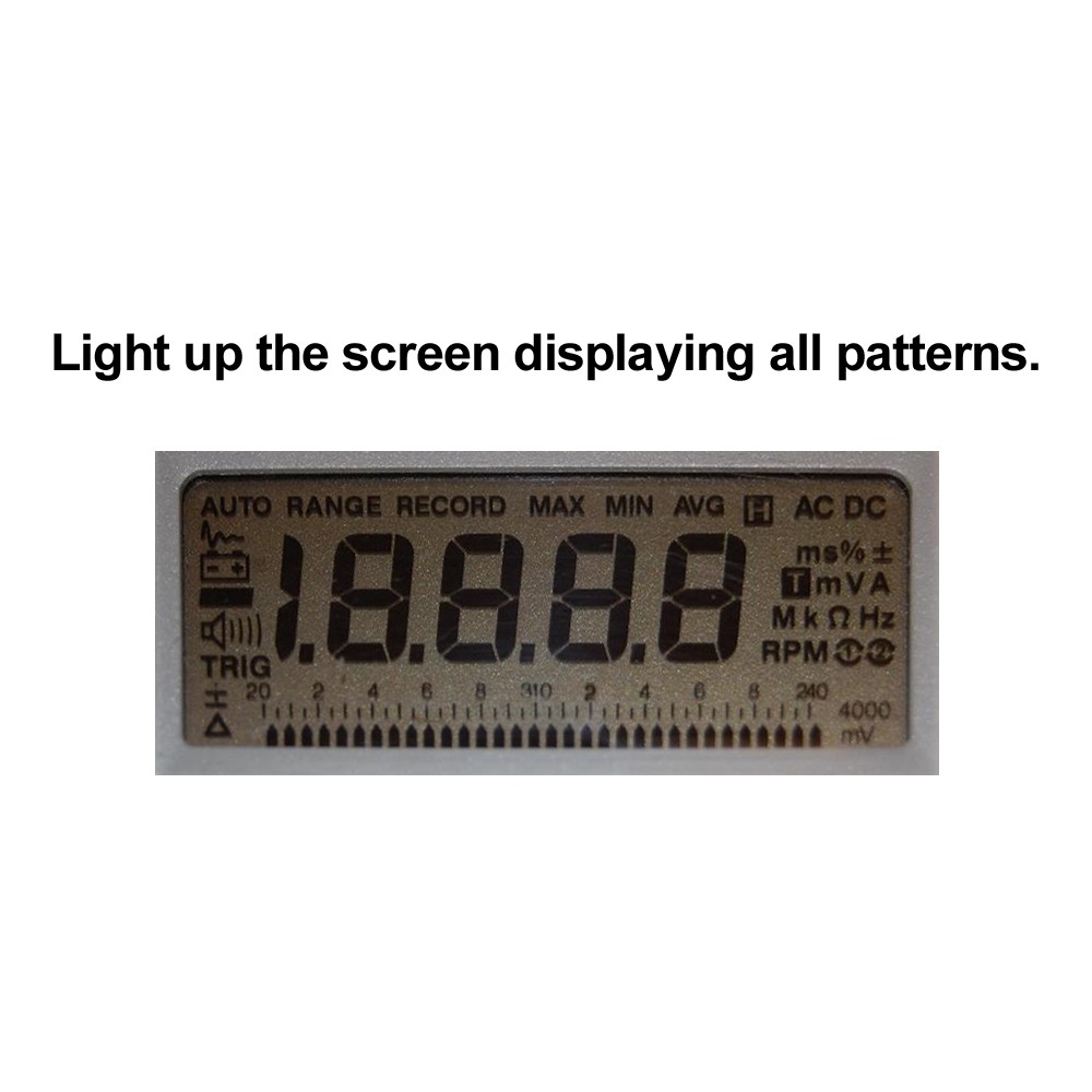 Display for Fluke 88 Digital Multimeter