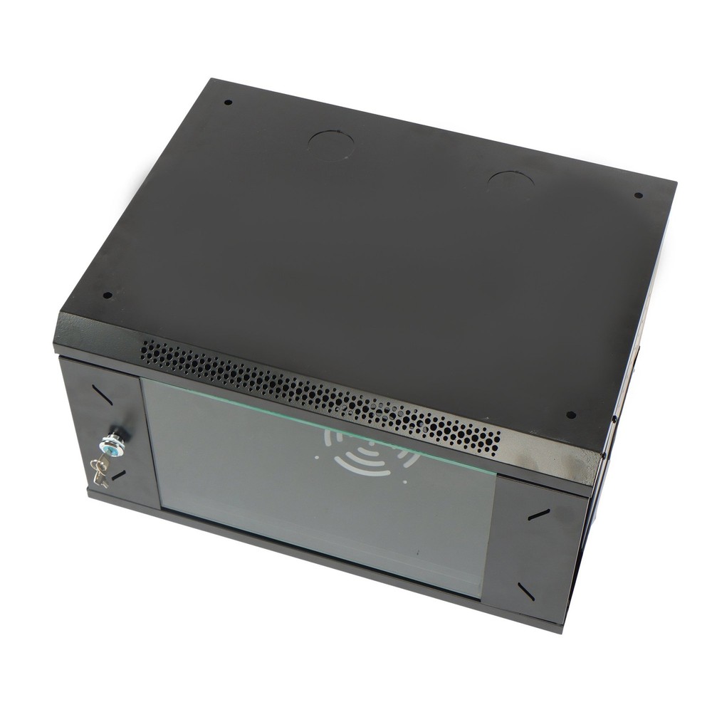 6U 15.5" Deep Server Rack Cabinet Wall Mount w/Door Lock for Secure Networking