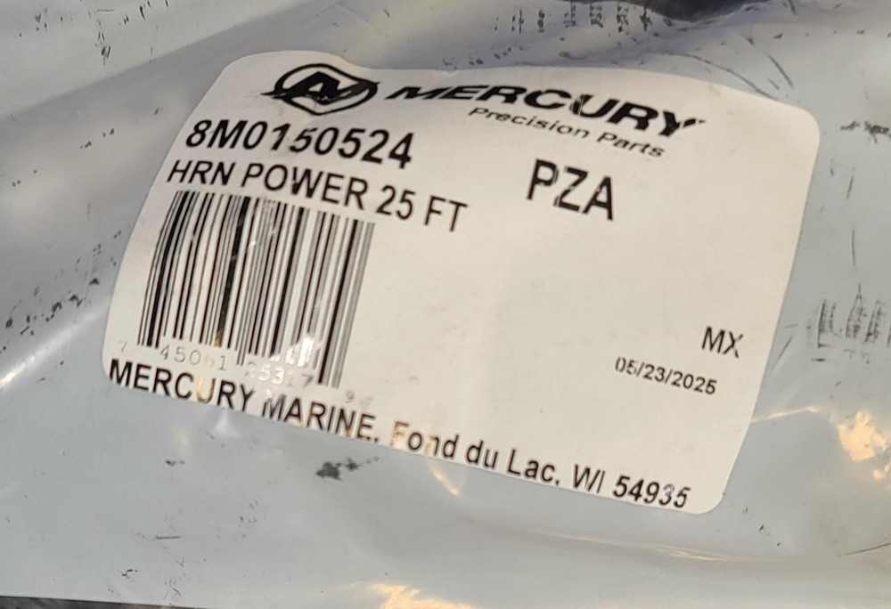 MERCURY HRN POWER 25FT 8M0150524