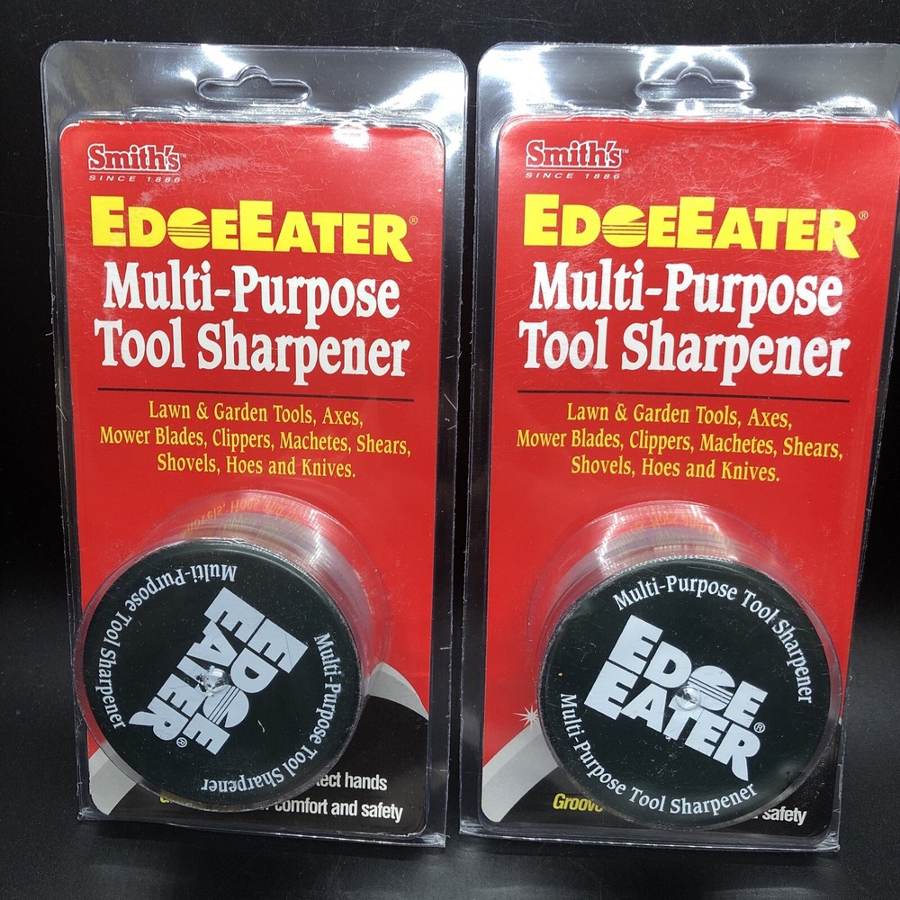 Smith's Edge Eater Multi Purpose Tool Sharpener Sharpening Stones Set Of 2 New