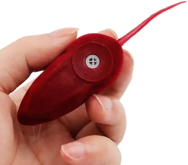 Rubber Rascal Squeaky Mouse Cat Toy