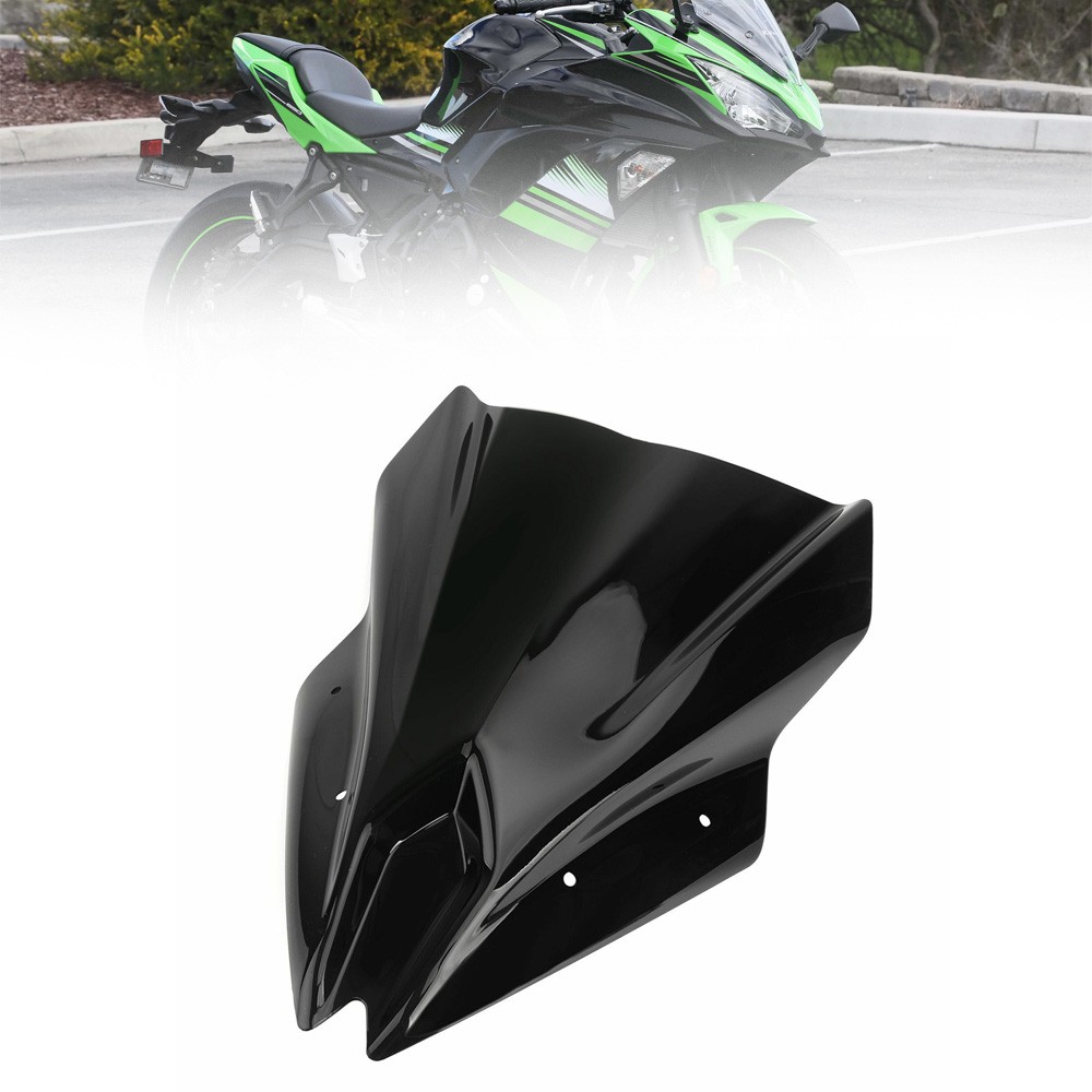 Windscreen Windshield ABS Plastic Durable Fits For Kawasaki Ninja 650 2017-19