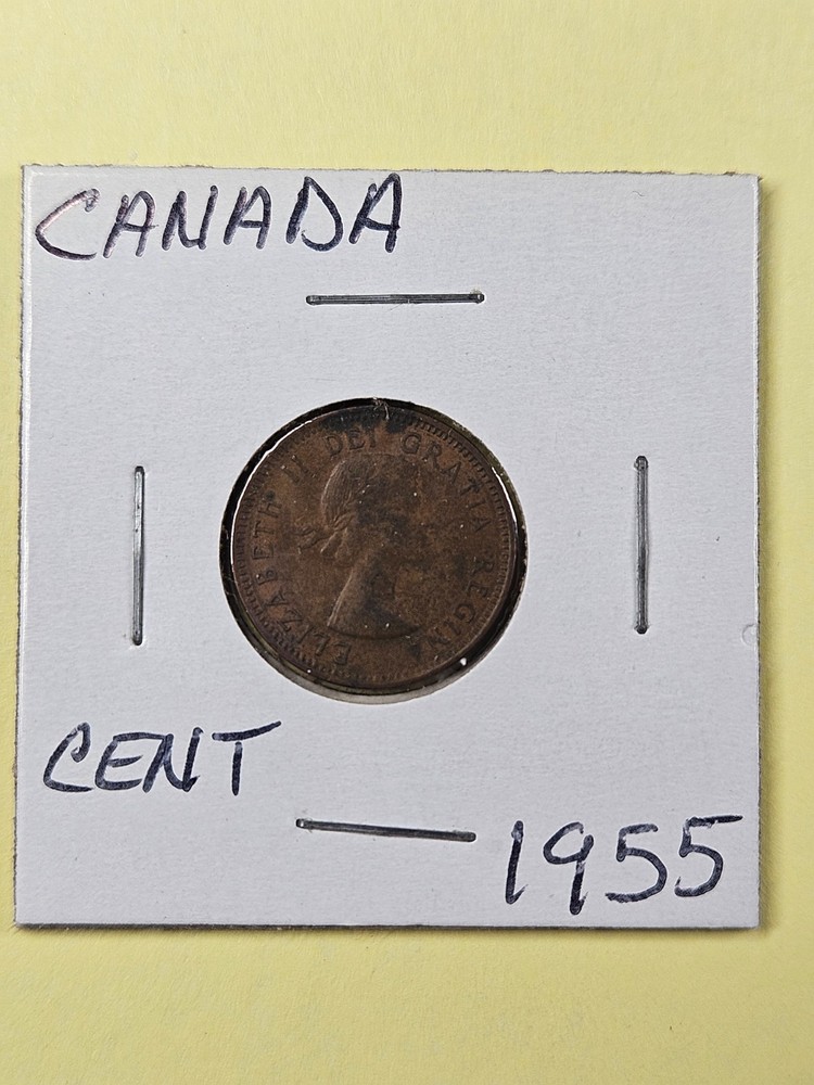 COINS - CANADA - 1 CENT 1955