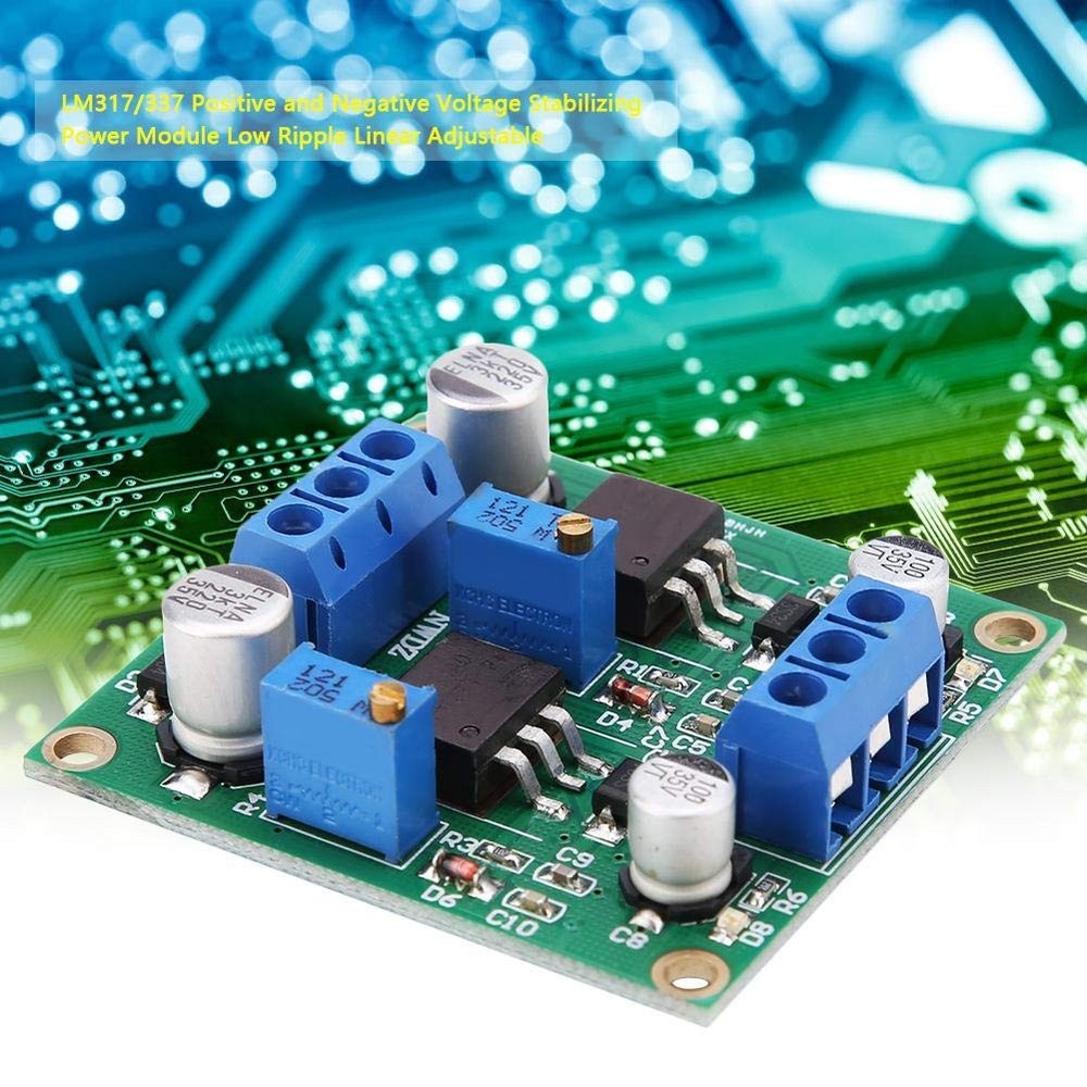 LM317/337 Positive Negative Voltage Stabilizing Power Regulator Module Tool