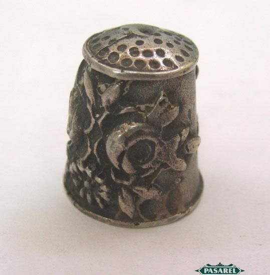 Fine Vintage Continental 925 Sterling Silver Thimble