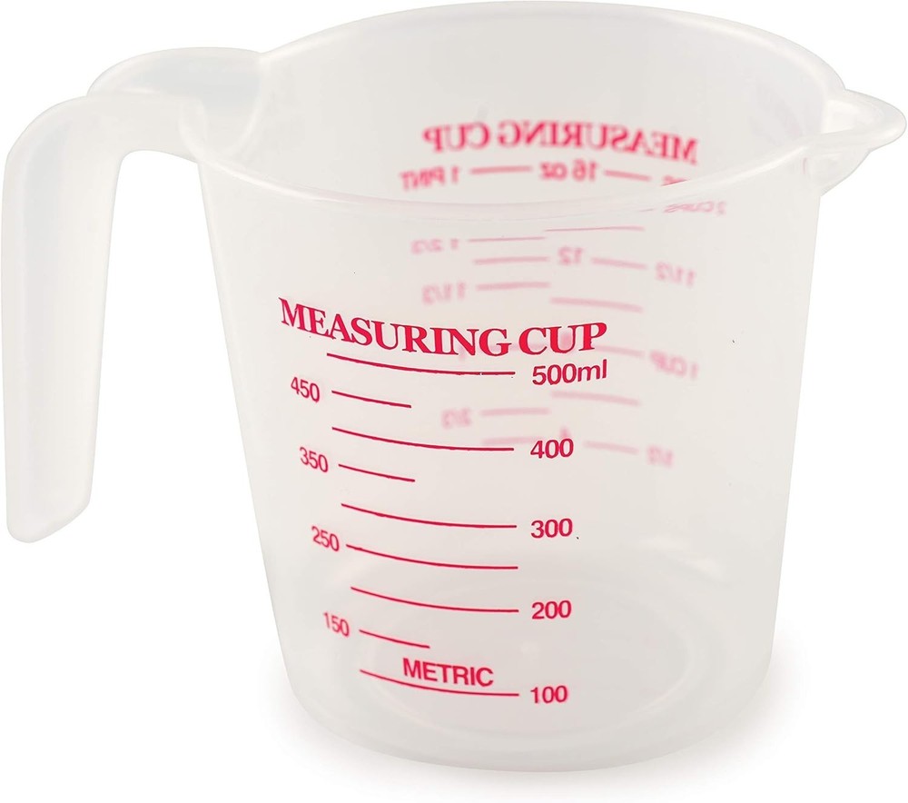 2 Plastic Measuring Cup, Multicolored