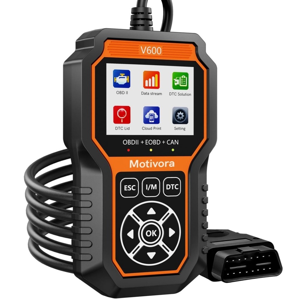 OBD2 Scanner Diagnostic Tool with DTC Solution Car Code Reader Reset Tool Che...