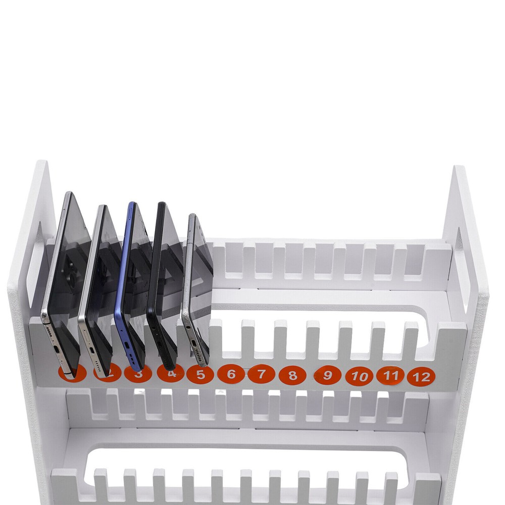 36 Slots Wall-Mounted Cell Phone Storage Cabinet Desktop for School Classroom