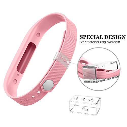 Compatible with Fitbit Flex 2 Bands,Replacement for Small B9:Lavender Pink Teal