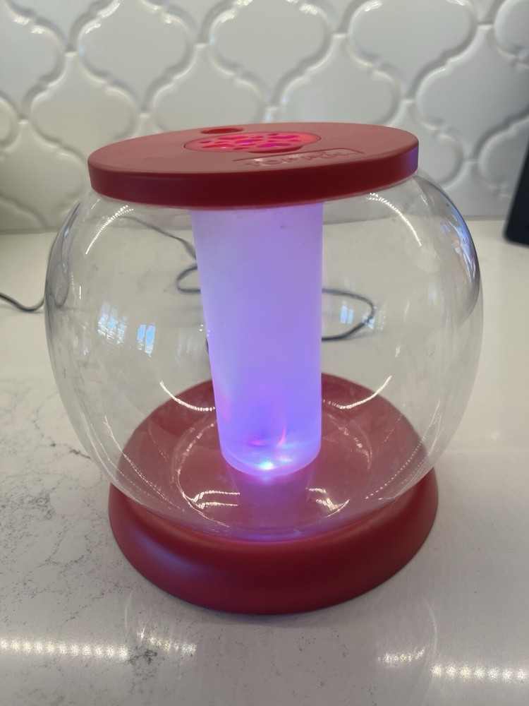 Pink Light Up And Projector Fish Bowl